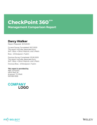 CheckPoint 360 Management Comparison Report Image